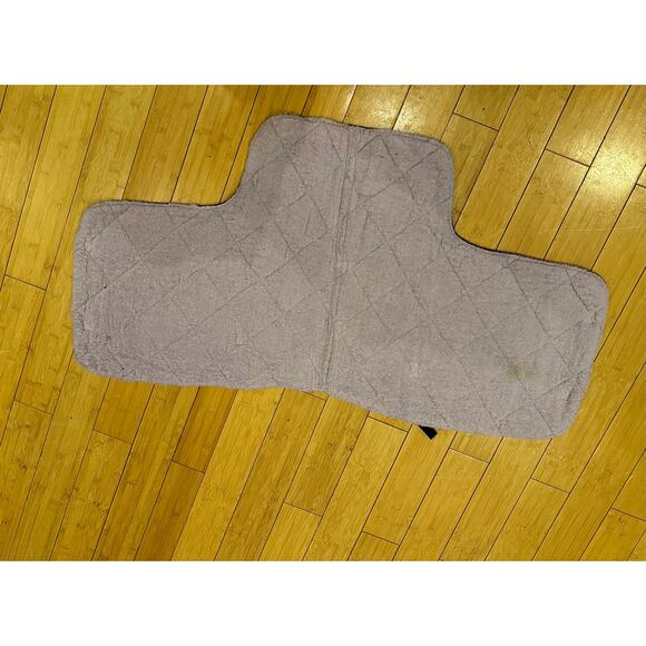 Solid Purple English Saddle Pad - Picture 4 of 4